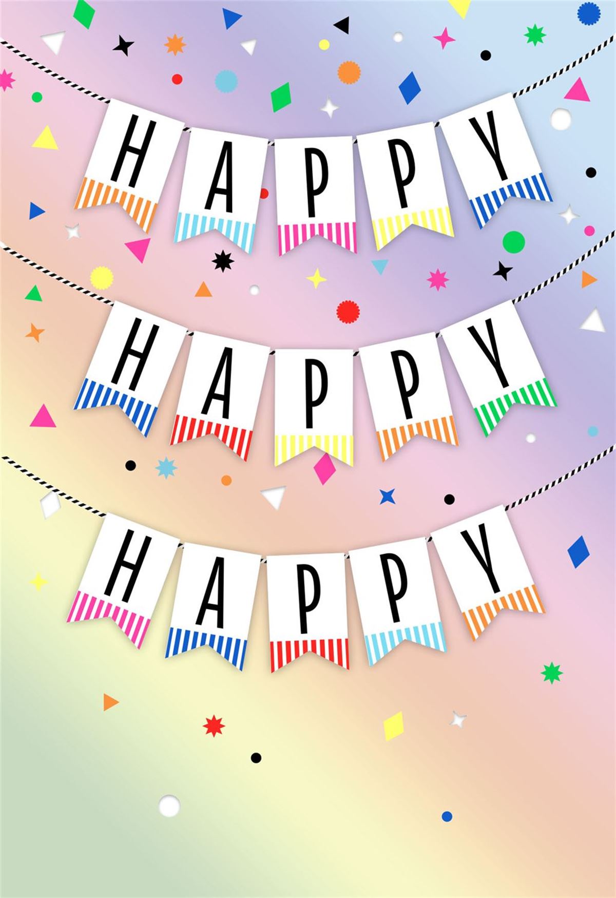 FEMALE OPEN HAPPY BANNER