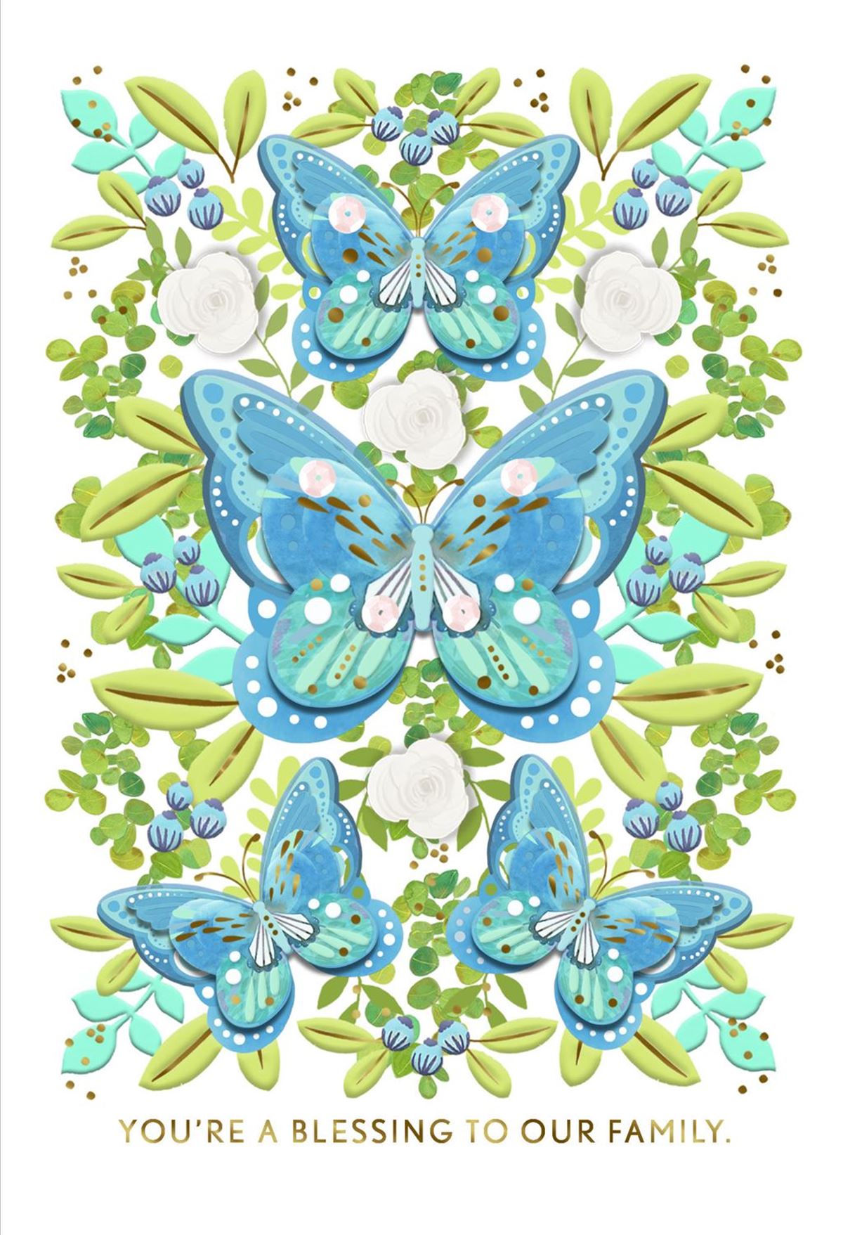 GRANDMOTHER OPEN BUTTERFLY