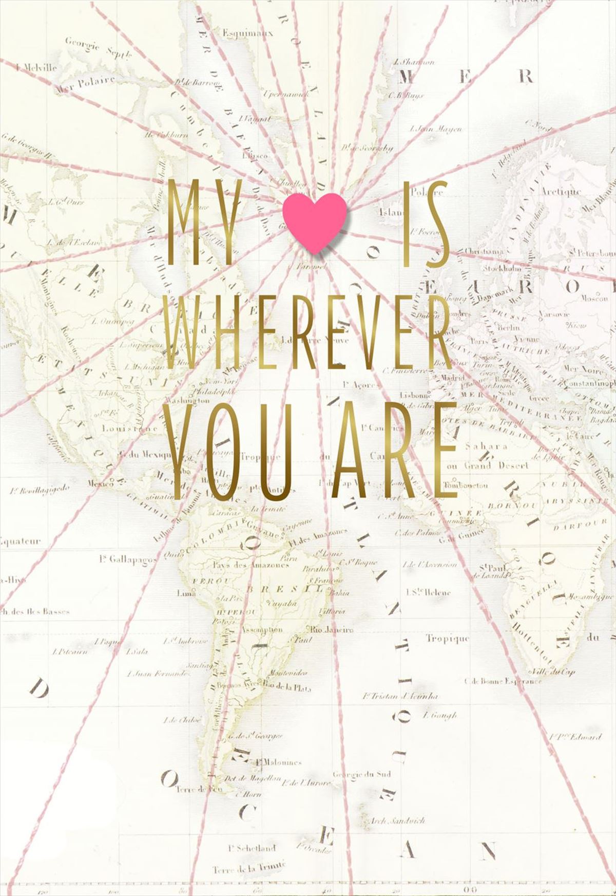 ONE I LOVE WORLD MAP