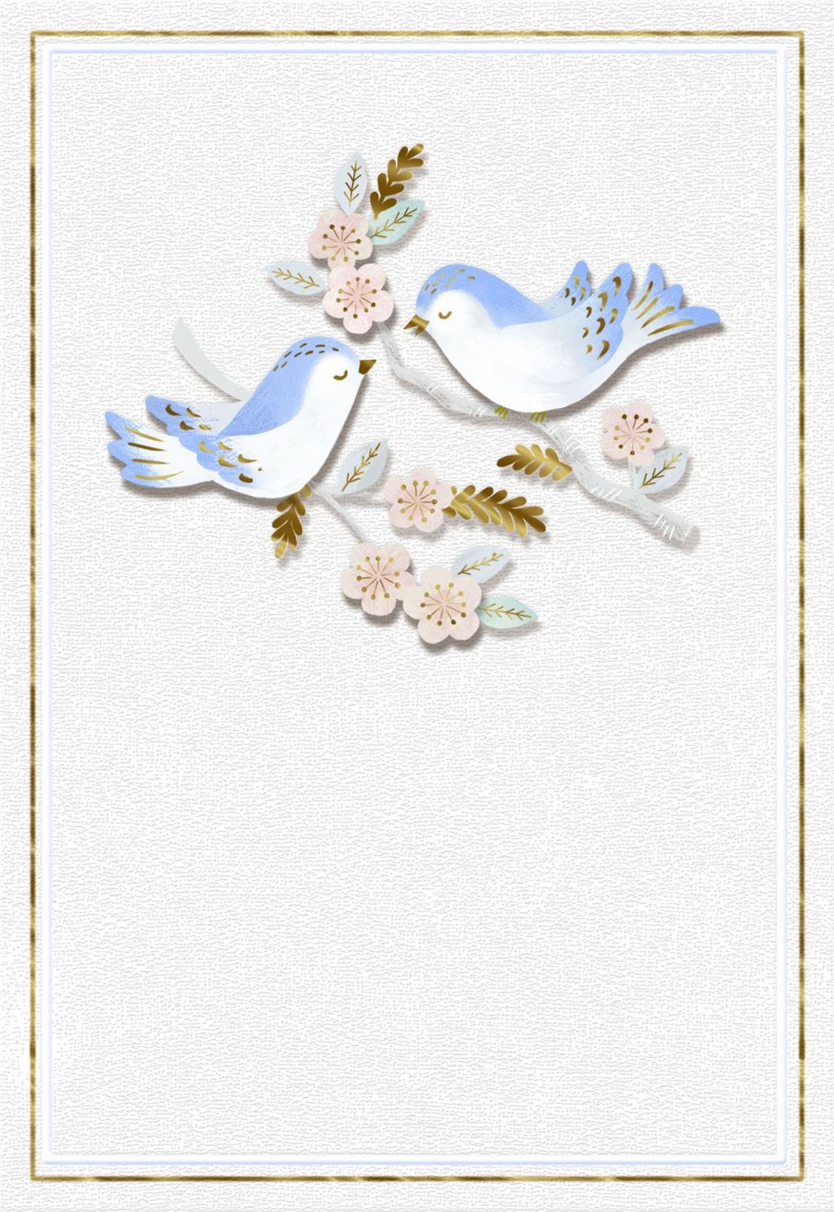 WEDDING OPEN LOVE BIRDS