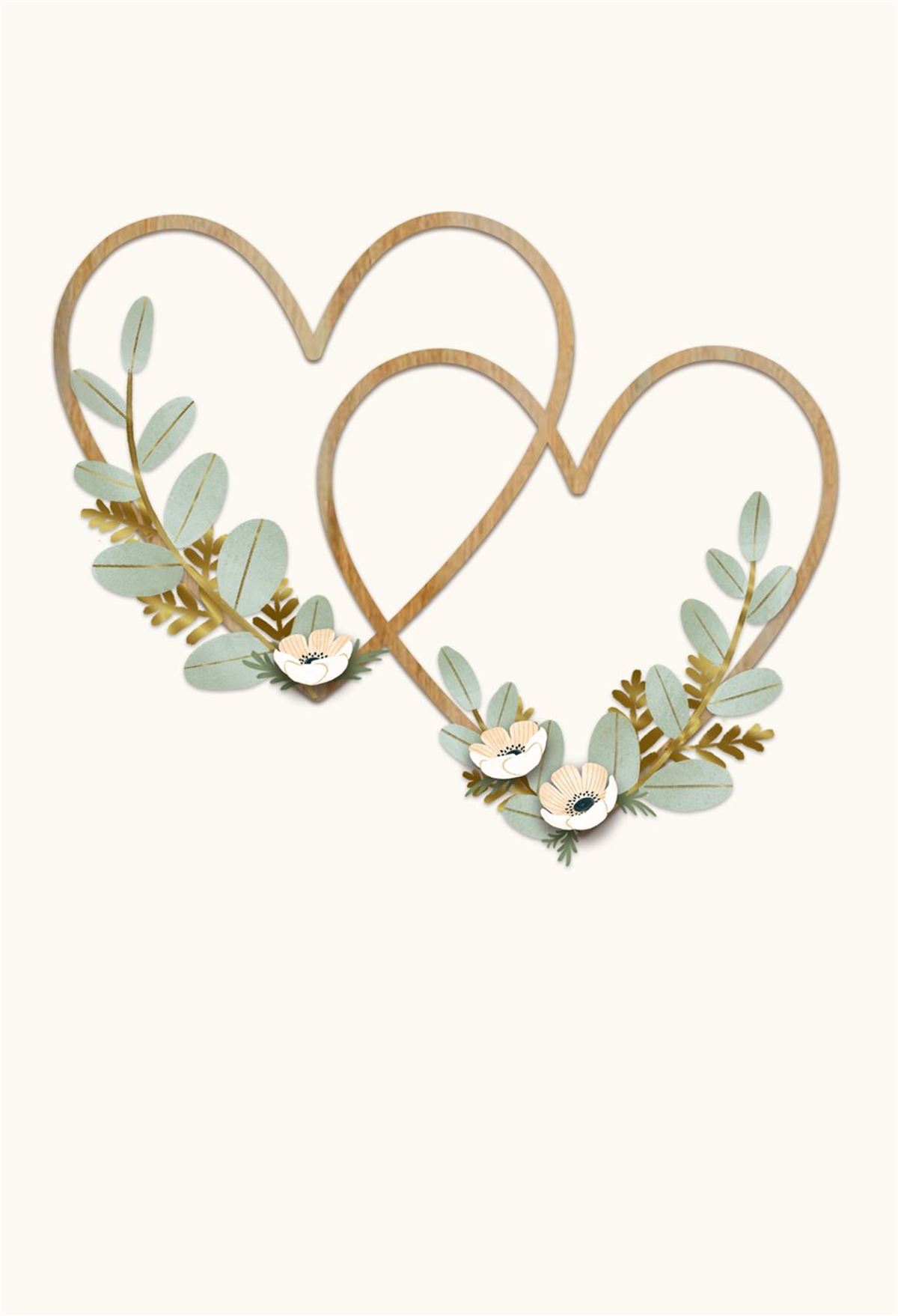 WEDDING OPEN TWO HEARTS